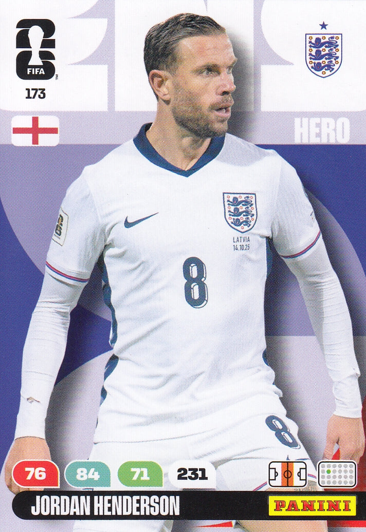 173. JORDAN HENDERSON - ENGLAND