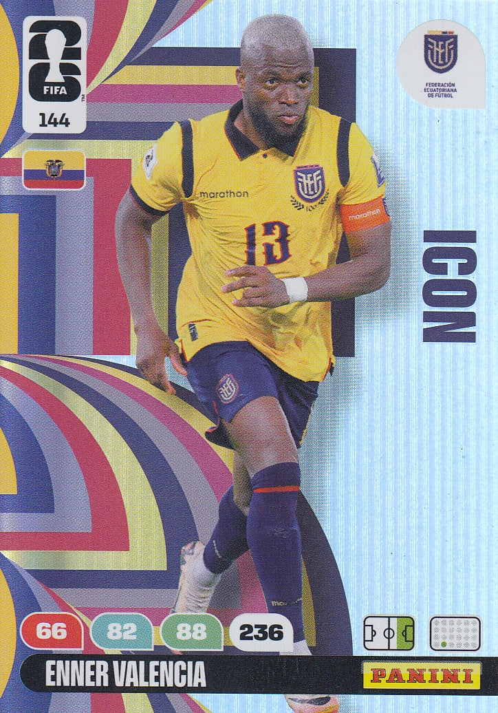 144. ENNER VALENCIA - ECUADOR - ICON
