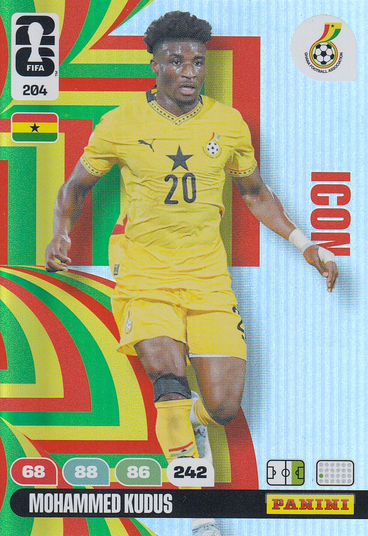 204. MOHAMMED KUDUS - GHANA - ICON