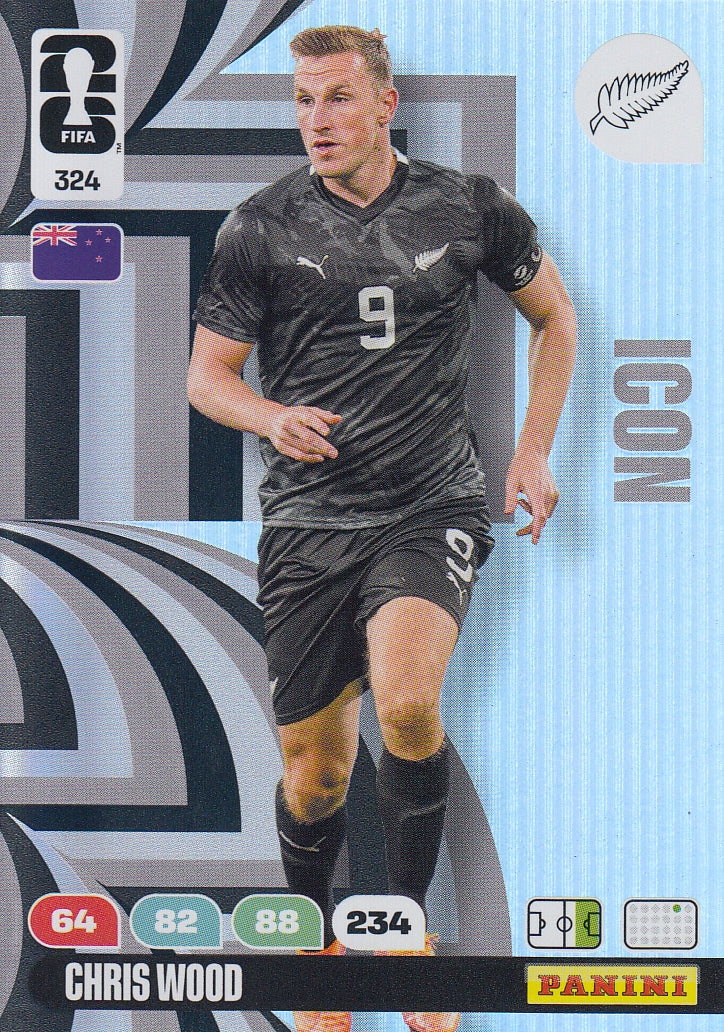 324. CHRIS WOOD - NEW ZEALAND - ICON