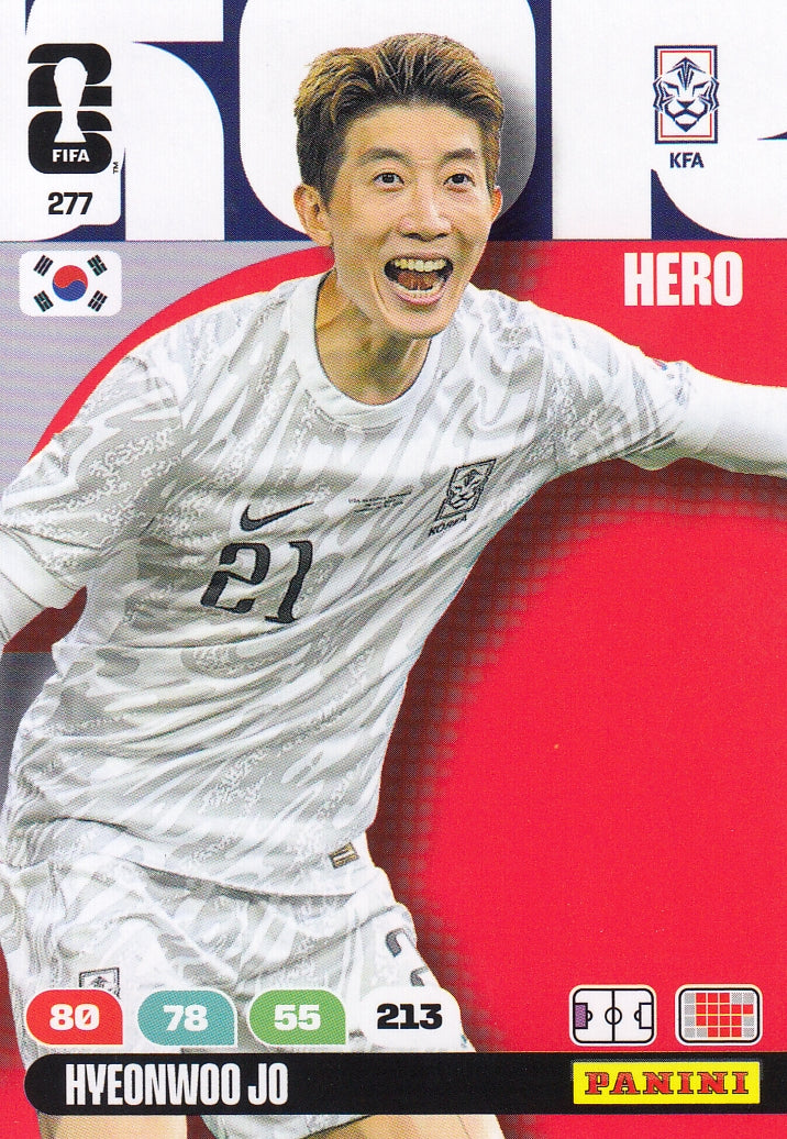 277. HYEONWOO JO - KOREA REPUBLIC