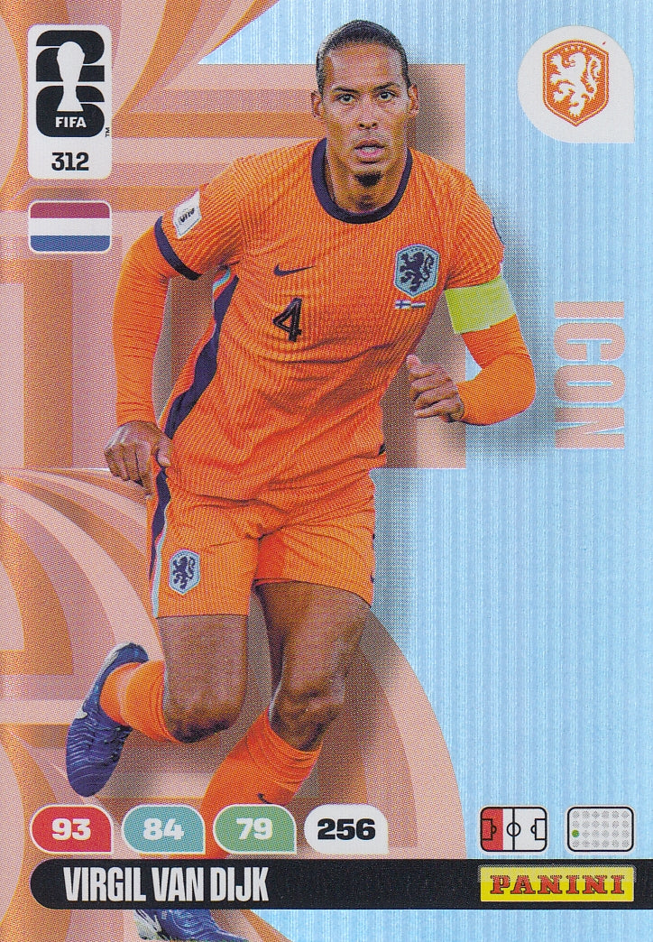 312. VIRGIL VAN DIJK - NETHERLANDS - ICON