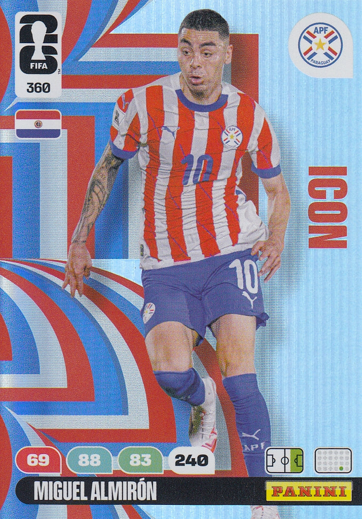360. MIGUEL ALMIRON - PARAGUAY - ICON