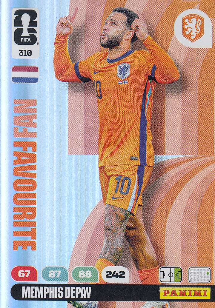 310. MEMPHIS DEPAY - NETHERLANDS - FAN FAVOURITE