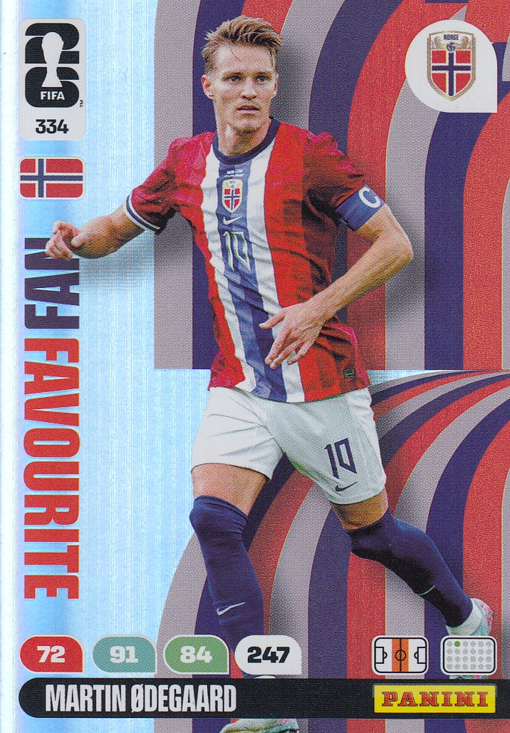 334. MARTIN ØDEGAARD - NORWAY - FAN FAVOURITE