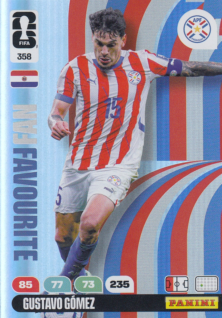 358. GUSTAVO GOMEZ - PARAGUAY - FAN FAVOURITE