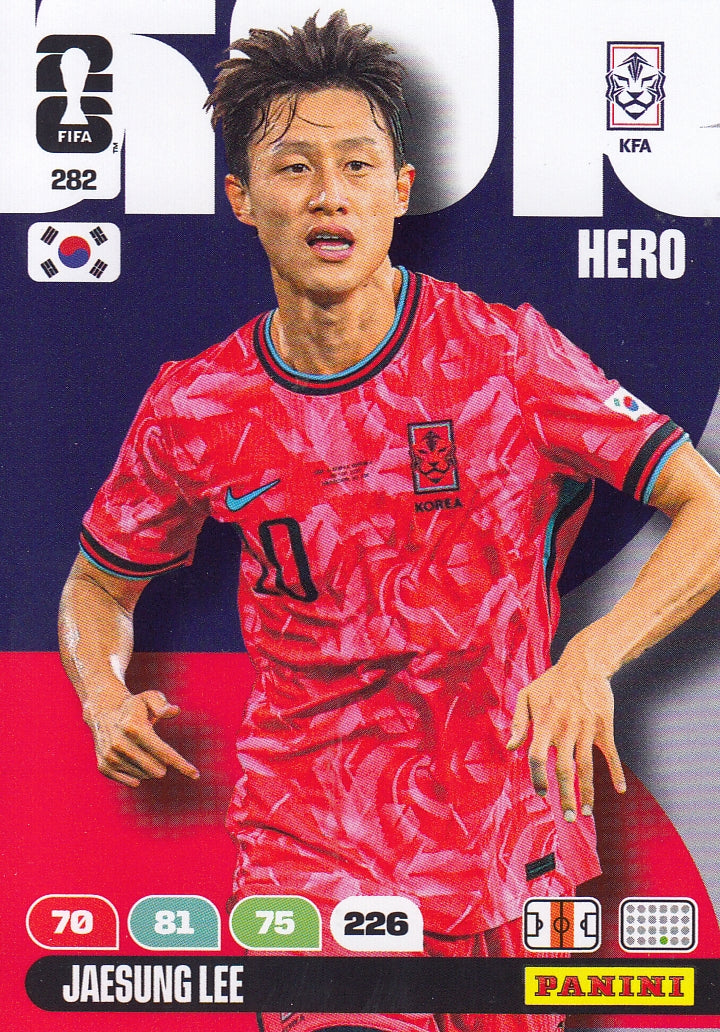 282. JAESUNG LEE - KOREA REPUBLIC