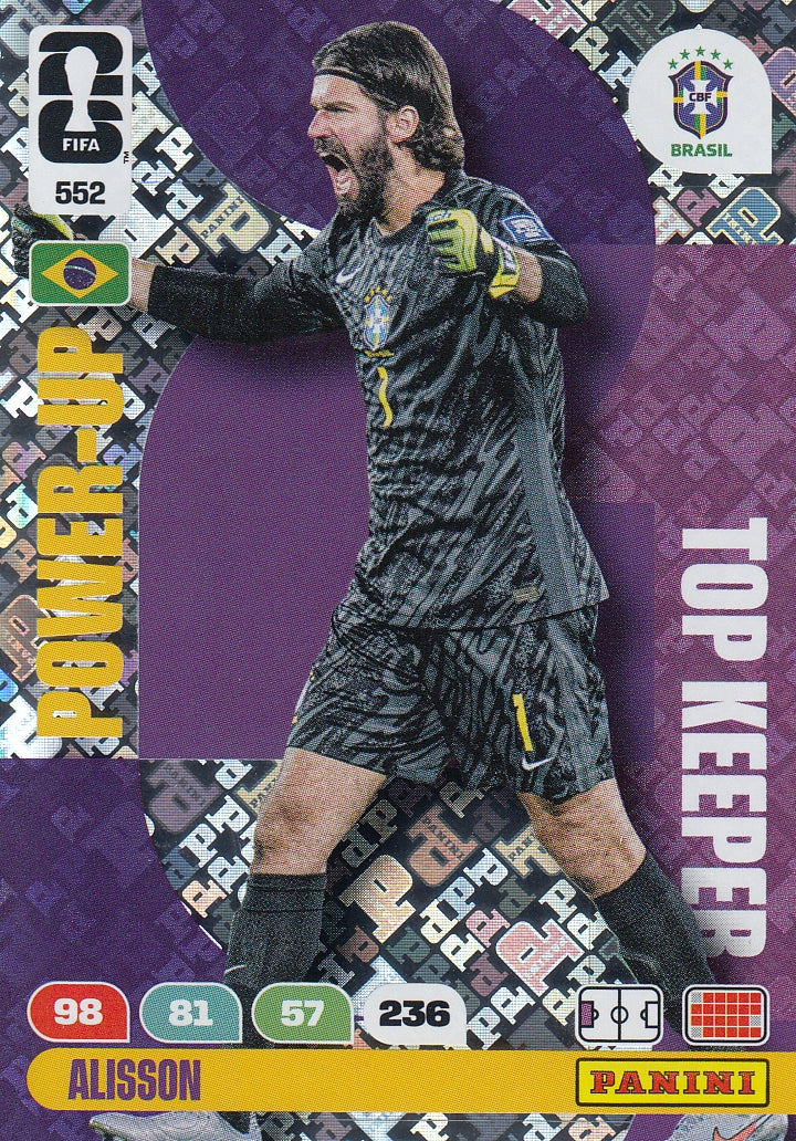 552. ALISSON - BRAZIL - TOP KEEPER