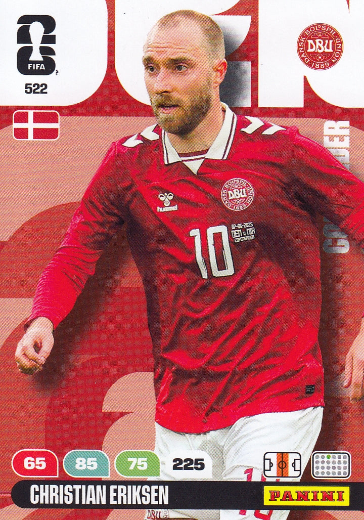 522. CHRISTIAN ERIKSEN - DENMARK - CONTENDER