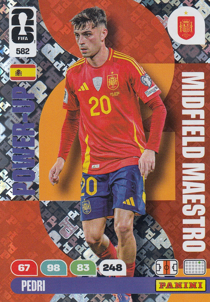 582. PEDRI - SPAIN - MIDFIELD MAESTRO