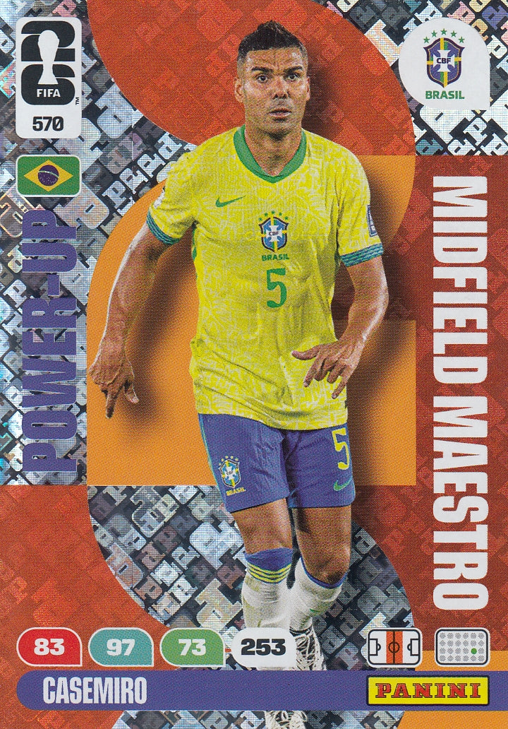 570. CASEMIRO - BRAZIL - MIDFIELD MAESTRO