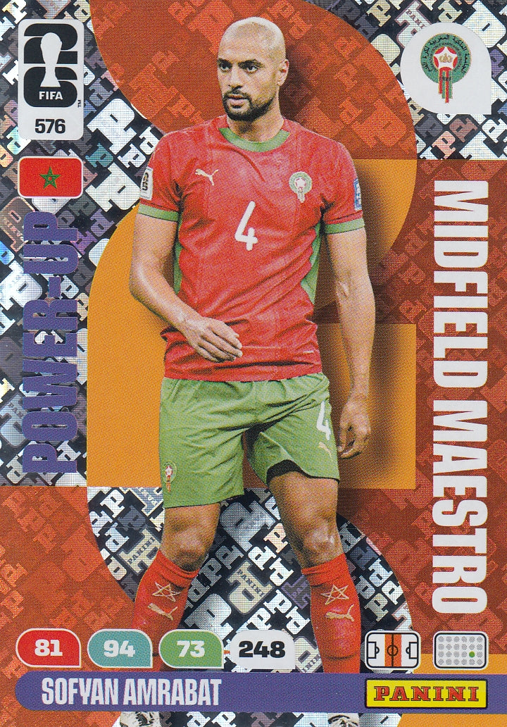 576. SOFYAN AMRABAT - MOROCCO - MIDFIELD MAESTRO