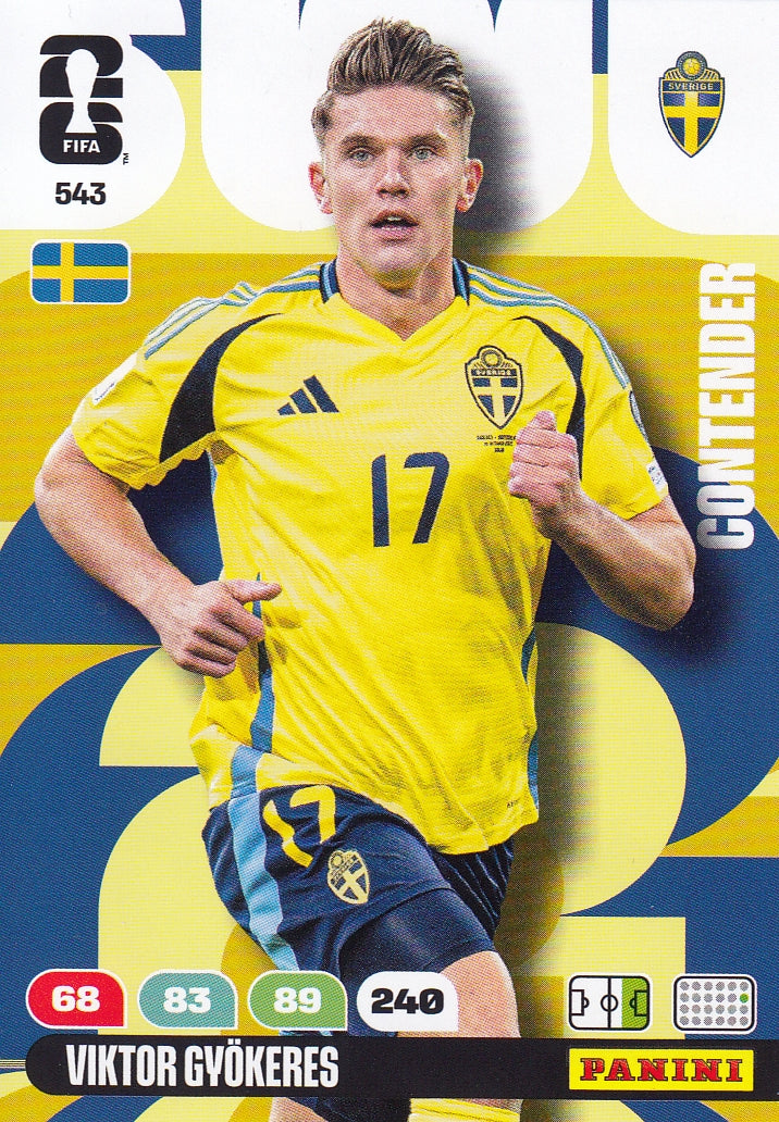 543. VIKTOR GYOKERES - SWEDEN - CONTENDER