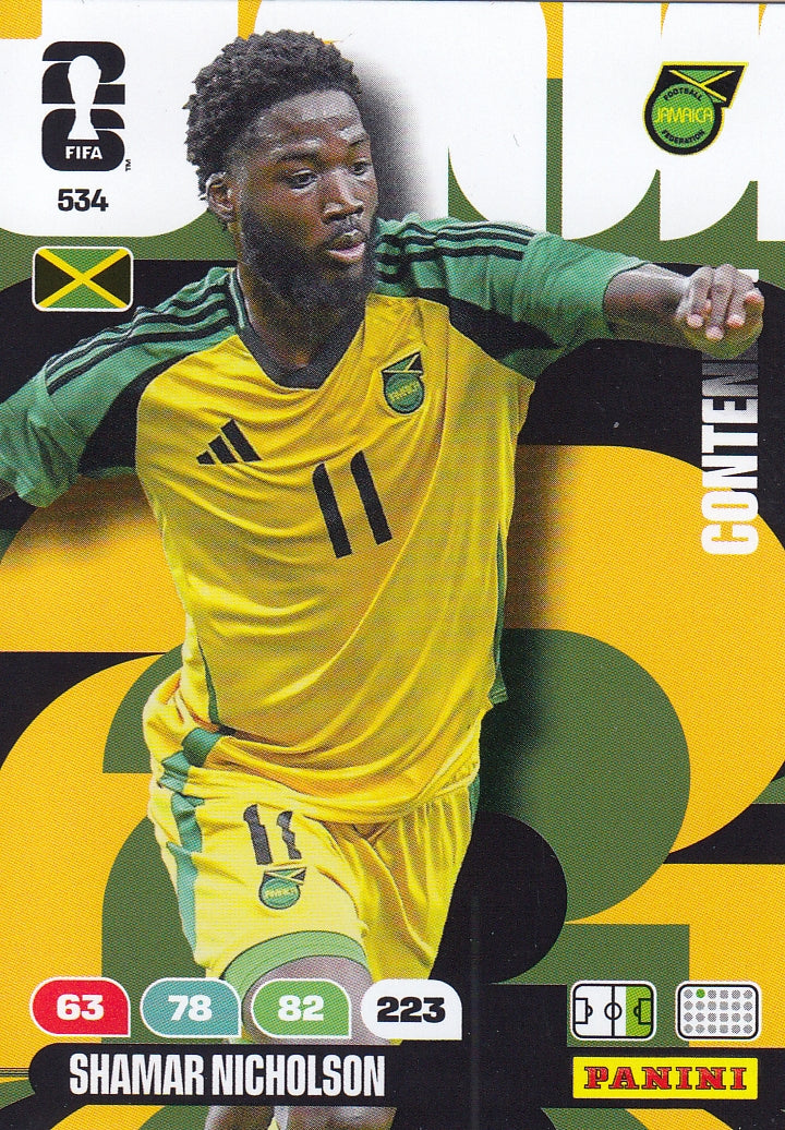 534. SHAMAR NICHOLSON - JAMAICA - CONTENDER