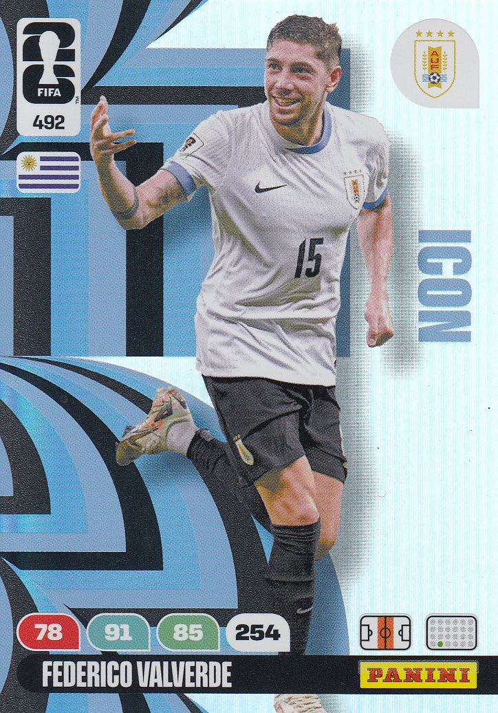 492. FEDERICO VALVERDE - URUGUAY - ICON