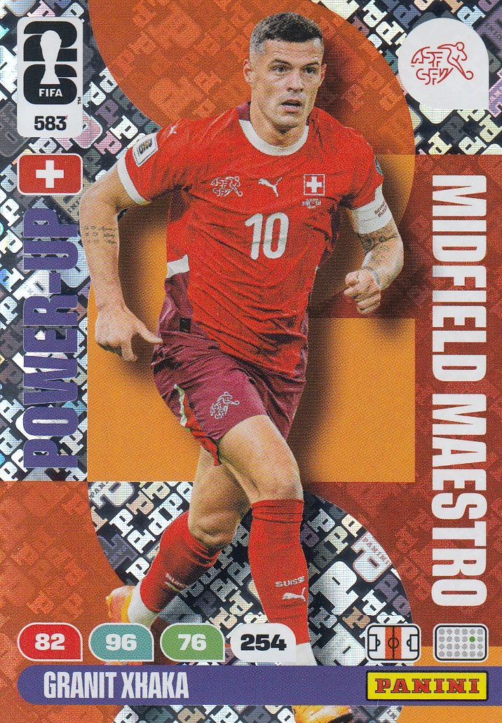 583. GRANIT XHAKA - SWITZERLAND - MIDFIELD MAESTRO