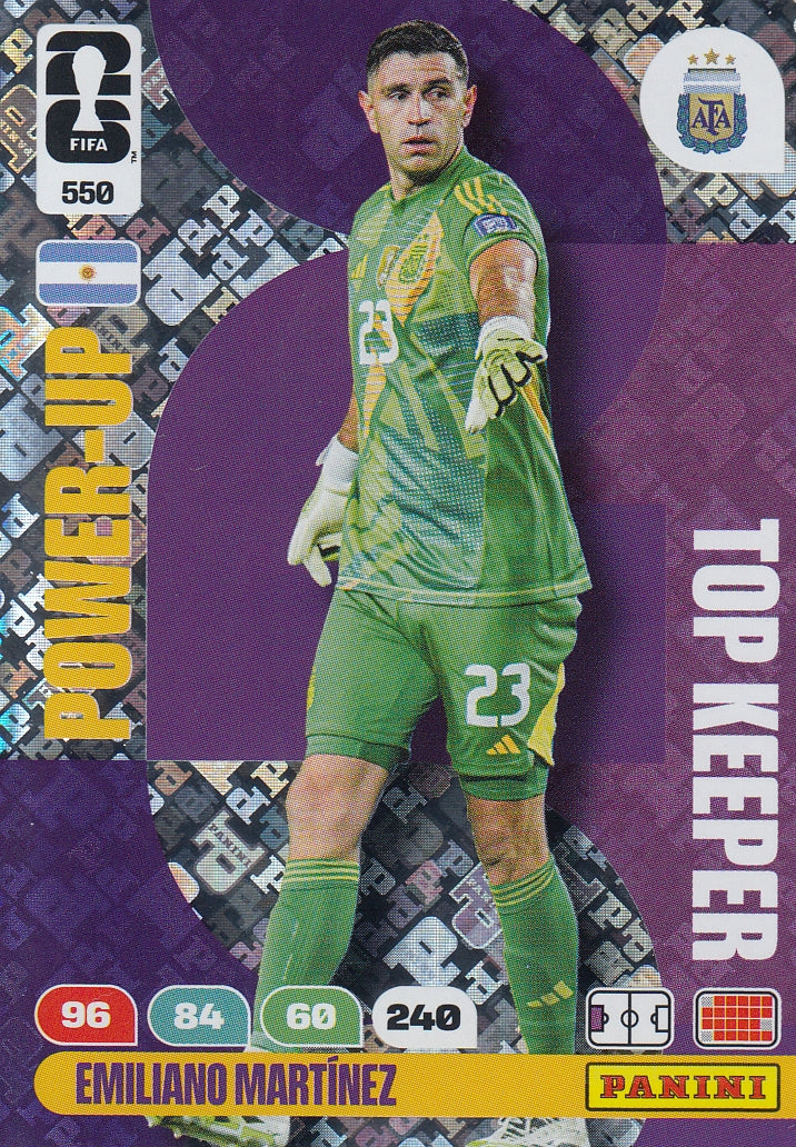 550. EMILIANO MARTINEZ - ARGENTINA - TOP KEEPER