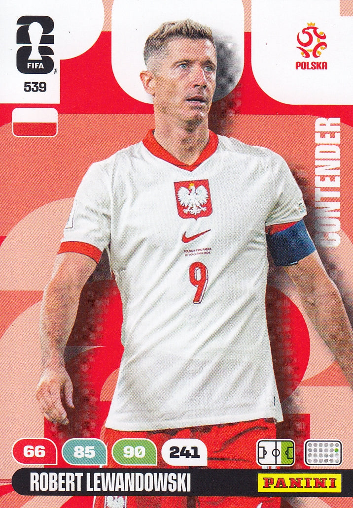 539. ROBERT LEWANDOWSKI - POLAND - CONTENDER