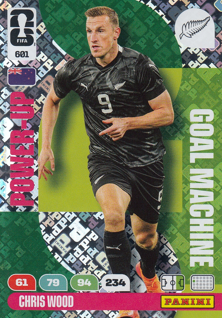 601. CHRIS WOOD - NEW ZEALAND - GOAL MACHINE