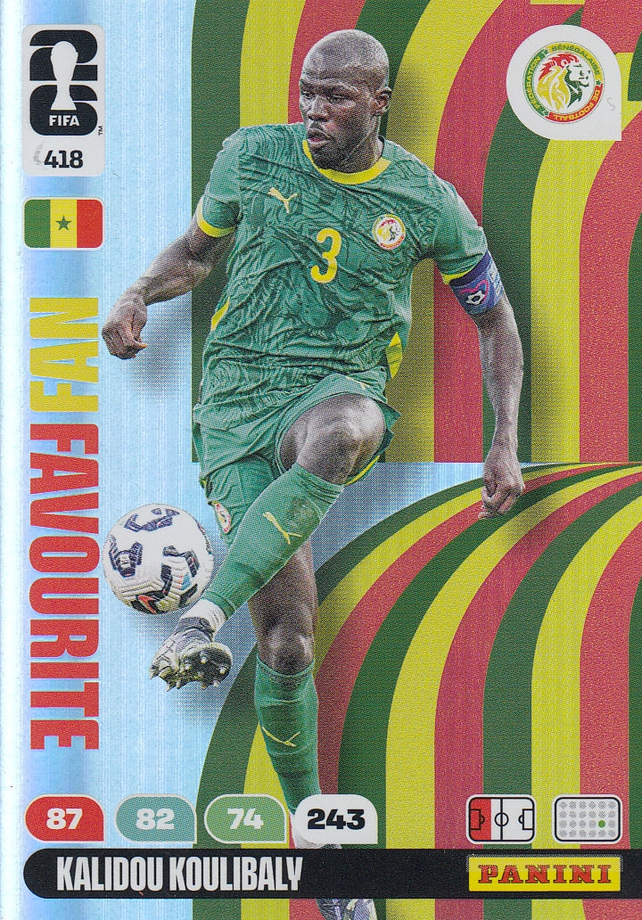 418. KALIDOU KOULIBALY - SENEGAL - FAN FAVOURITE