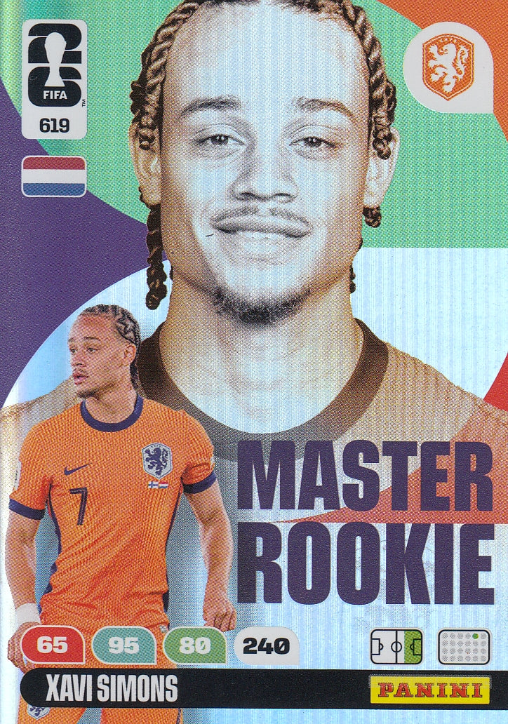 619. XAVI SIMONS - NETHERLANDS - MASTER ROOKIE