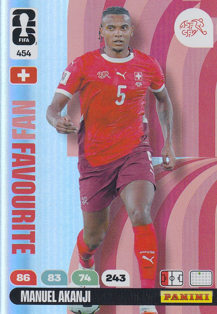 454. MANUEL AKANJI - SWITZERLAND - FAN FAVOURITE