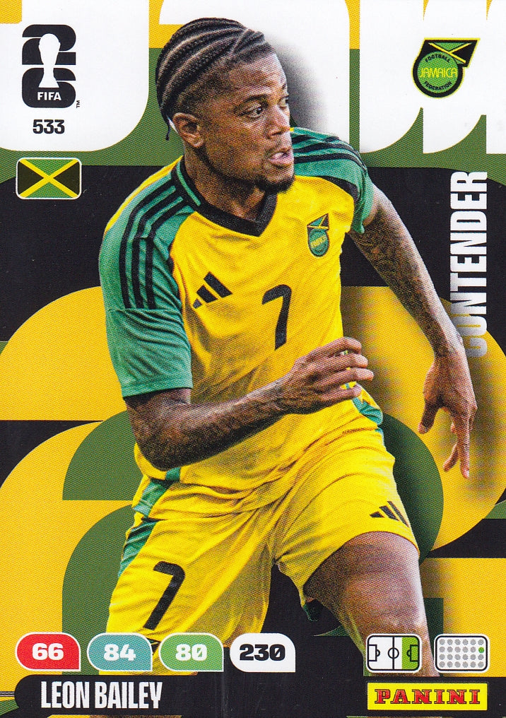 533. LEON BAILEY - JAMAICA - CONTENDER