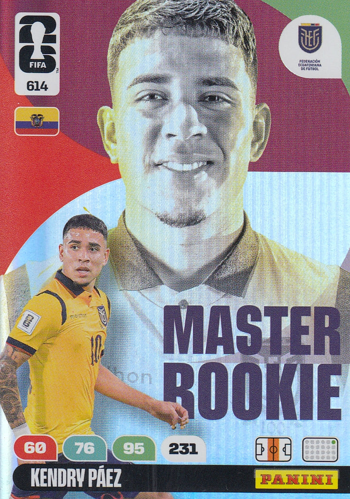614. KENDRY PAEZ - ECUADOR - MASTER ROOKIE