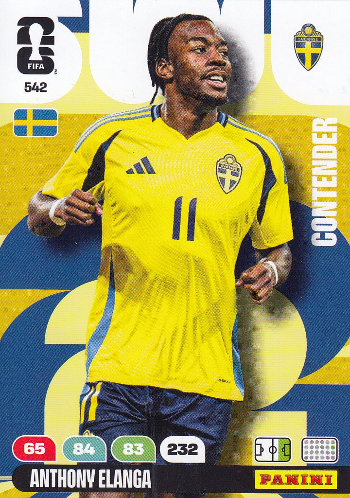 542. ANTHONY ELANGA - SWEDEN - CONTENDER