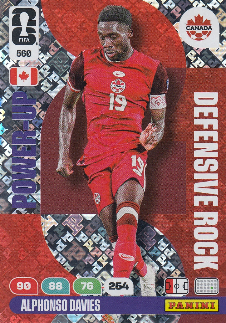 560. ALPHONSO DAVIES - CANADA - DEFENSIVE ROCK