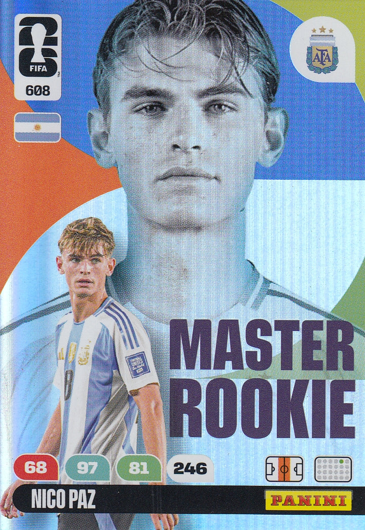 608. NICO PAZ - ARGENTINA - MASTER ROOKIE