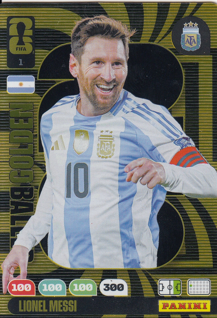 001. LIONEL MESSI - ARGENTINA - GOLDEN BALLER