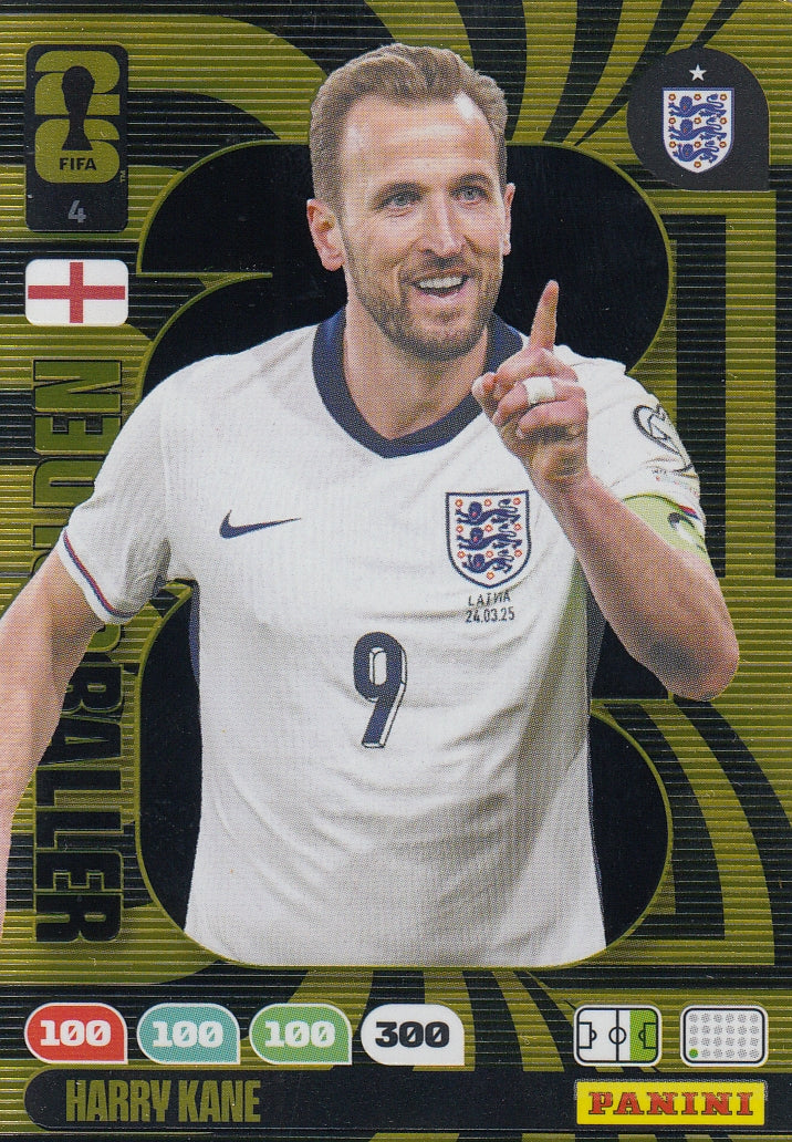 004. HARRY KANE - ENGLAND - GOLDEN BALLER