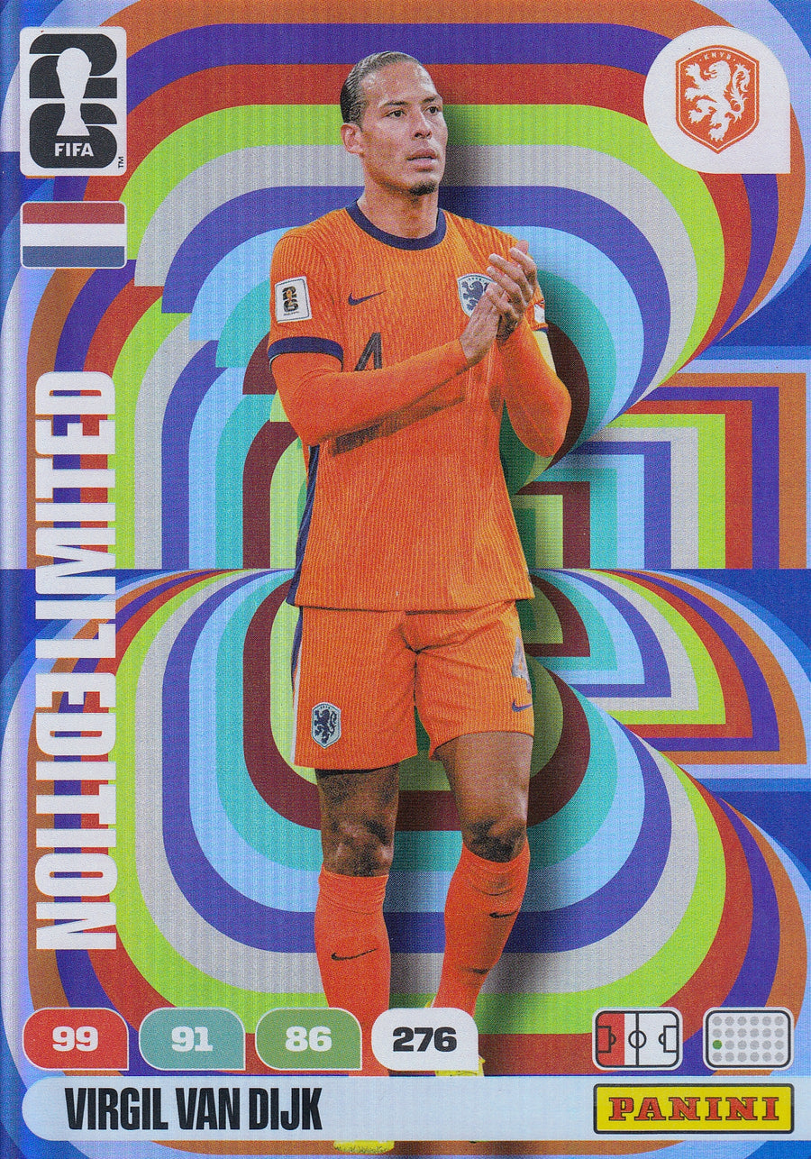LE - VIRGIL VAN DIJK - NETHERLANDS - LIMITED EDITION STORFORMATKORT