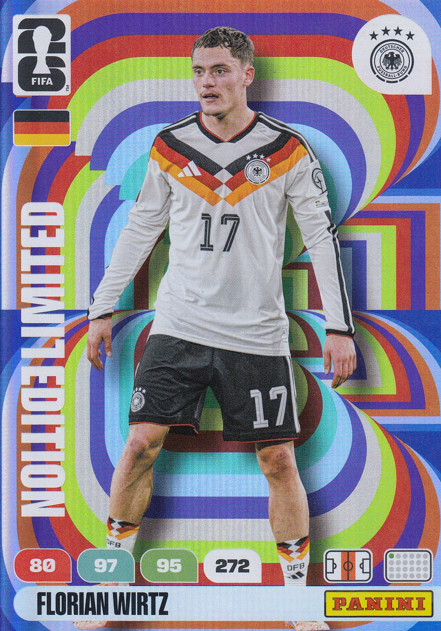 LE - FLORIAN WIRTZ - GERMANY - LIMITED EDITION STORFORMATKORT