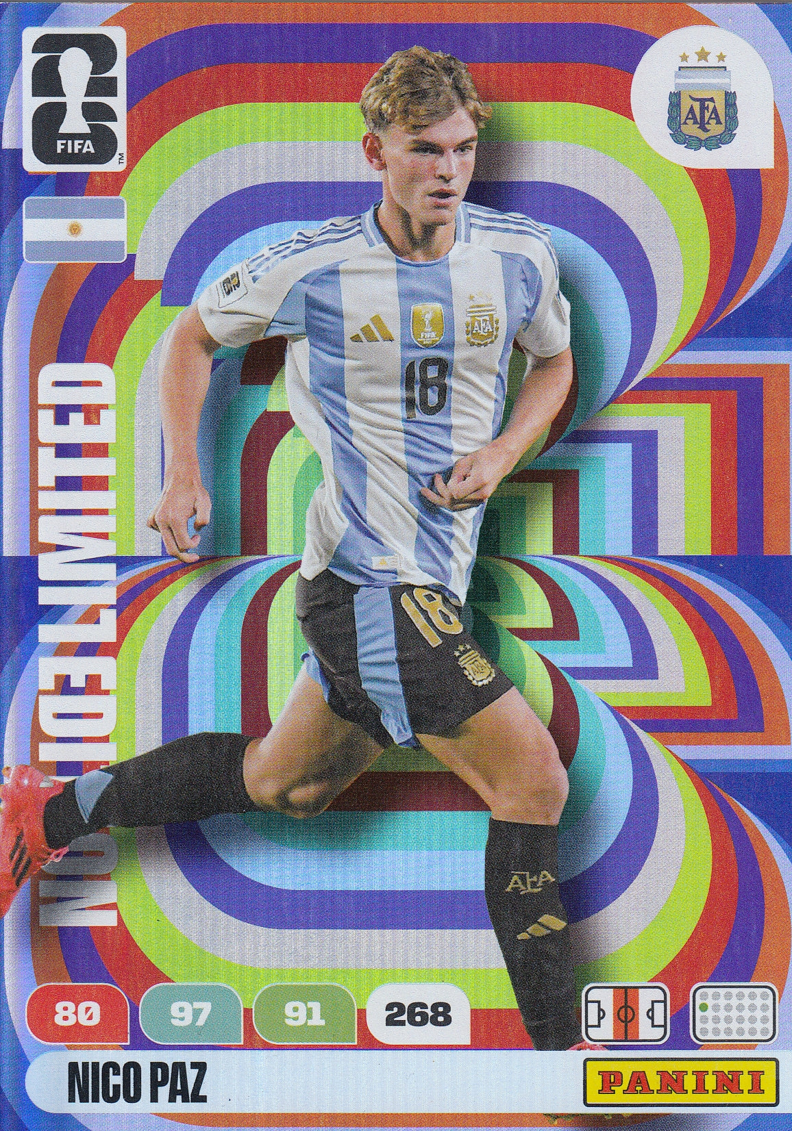 LE - NICO PAZ - ARGENTINA - LIMITED EDITION STORFORMATKORT