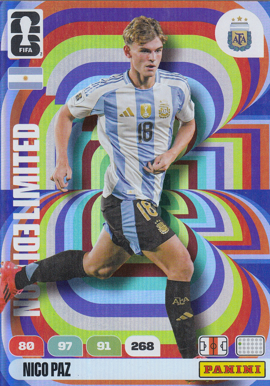 LE - NICO PAZ - ARGENTINA - LIMITED EDITION STORFORMATKORT