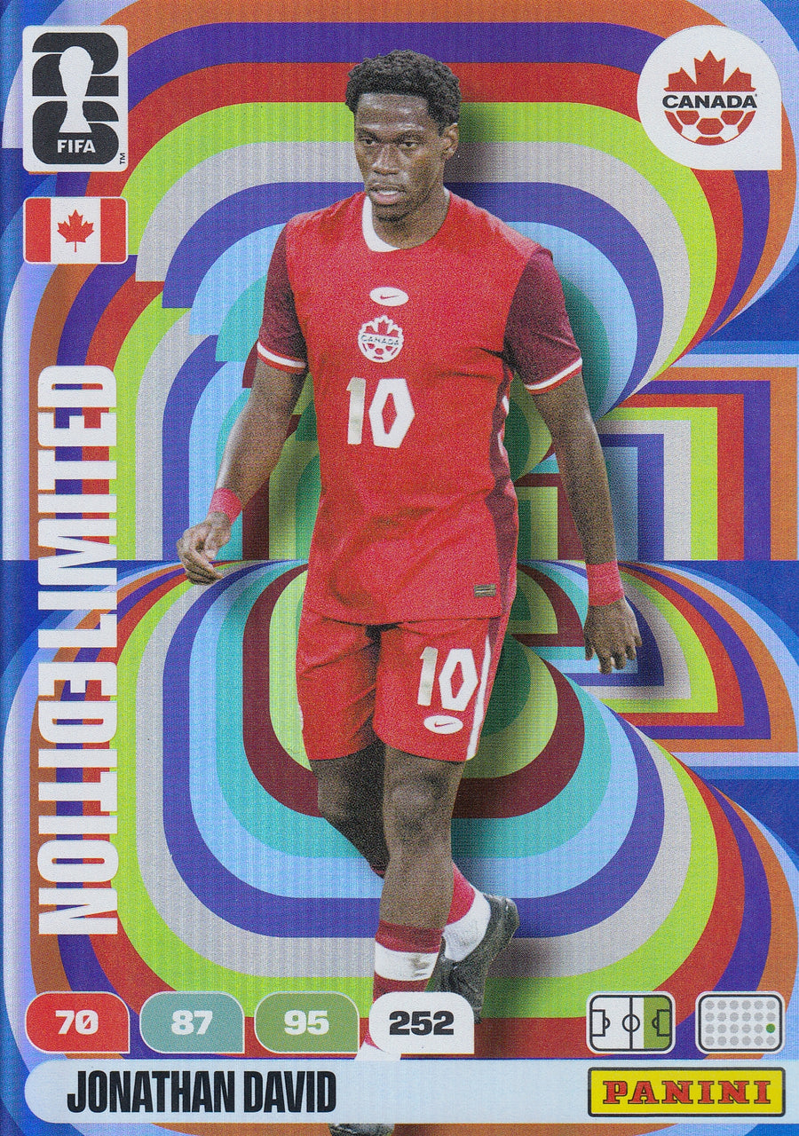 LE - JONATHAN DAVID - CANADA - LIMITED EDITION STORFORMATKORT