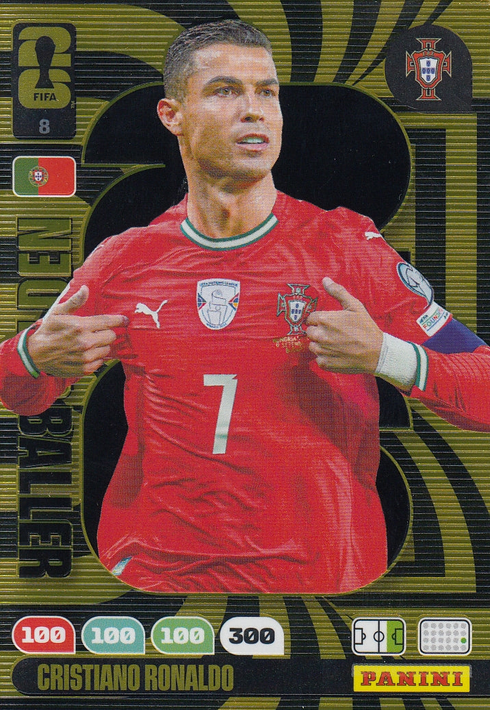 008. CRISTIANO RONALDO - PORTUGAL - GOLDEN BALLER