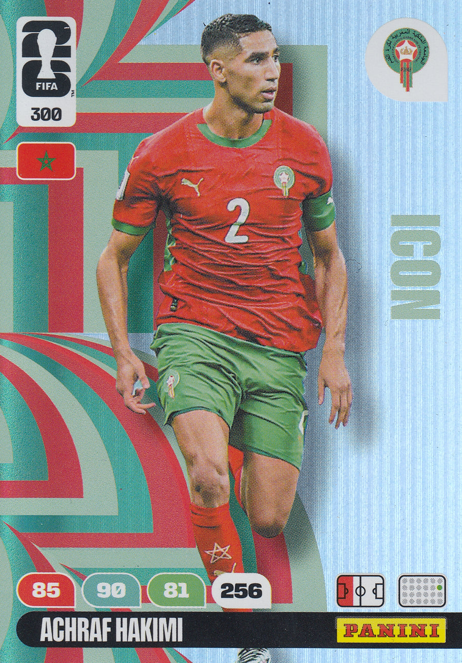 300. ACHRAF HAKIMI - MOROCCO - ICON