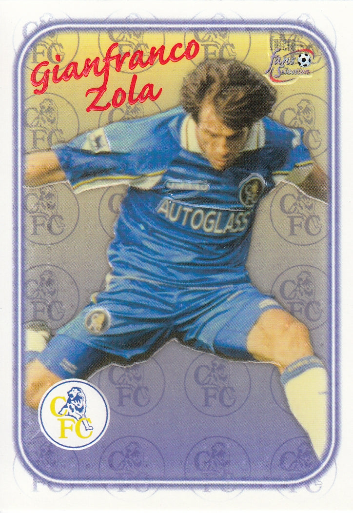 SE04. GIANFRANCO ZOLA - CHELSEA - "BLUE BITS" - SPECIAL EDITION