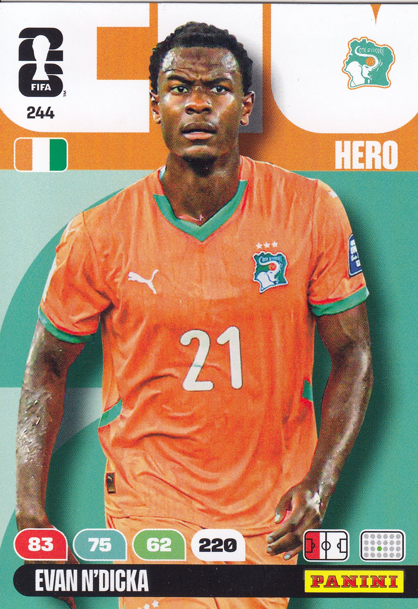 244. EVAN N'DICKA - IVORY COAST