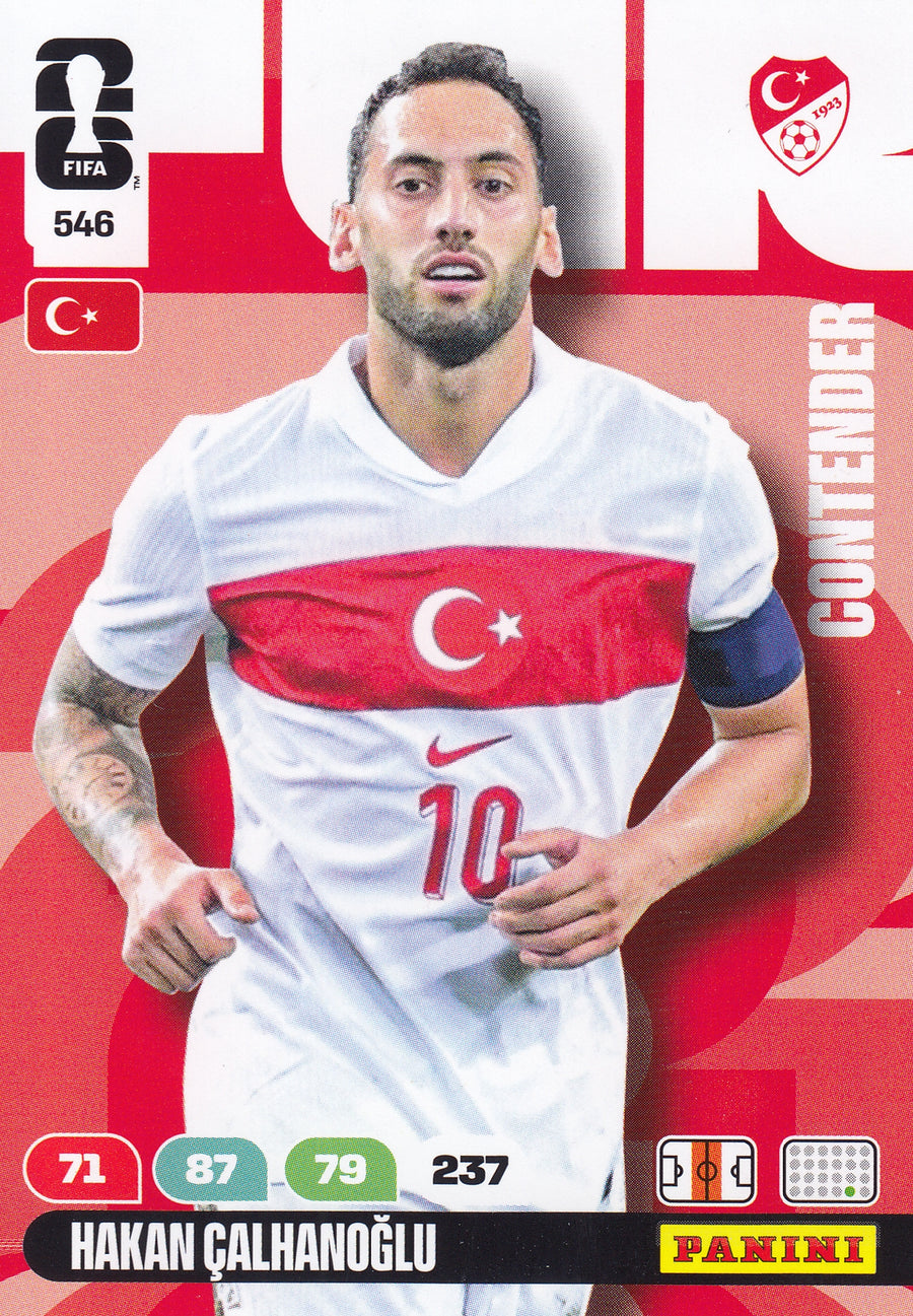 546. HAKAN CALHANOGLU - TURKEY - CONTENDER