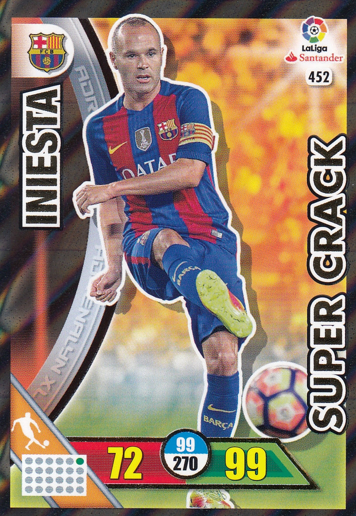 452. ANDRES INIESTA - FC BARCELONA - SUPER CRACK