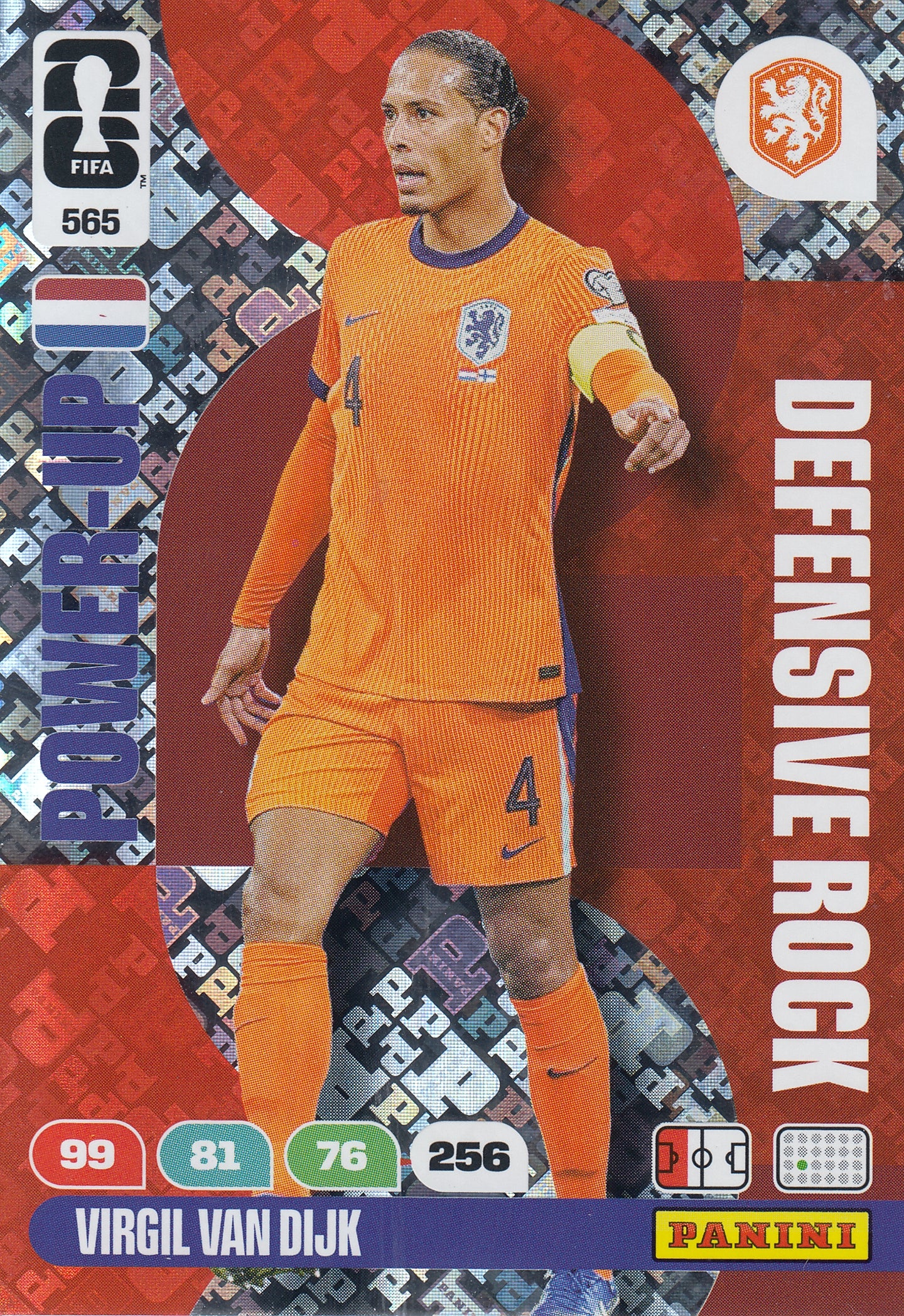 565. VIRGIL VAN DIJK - NETHERLANDS - DEFENSIVE ROCK