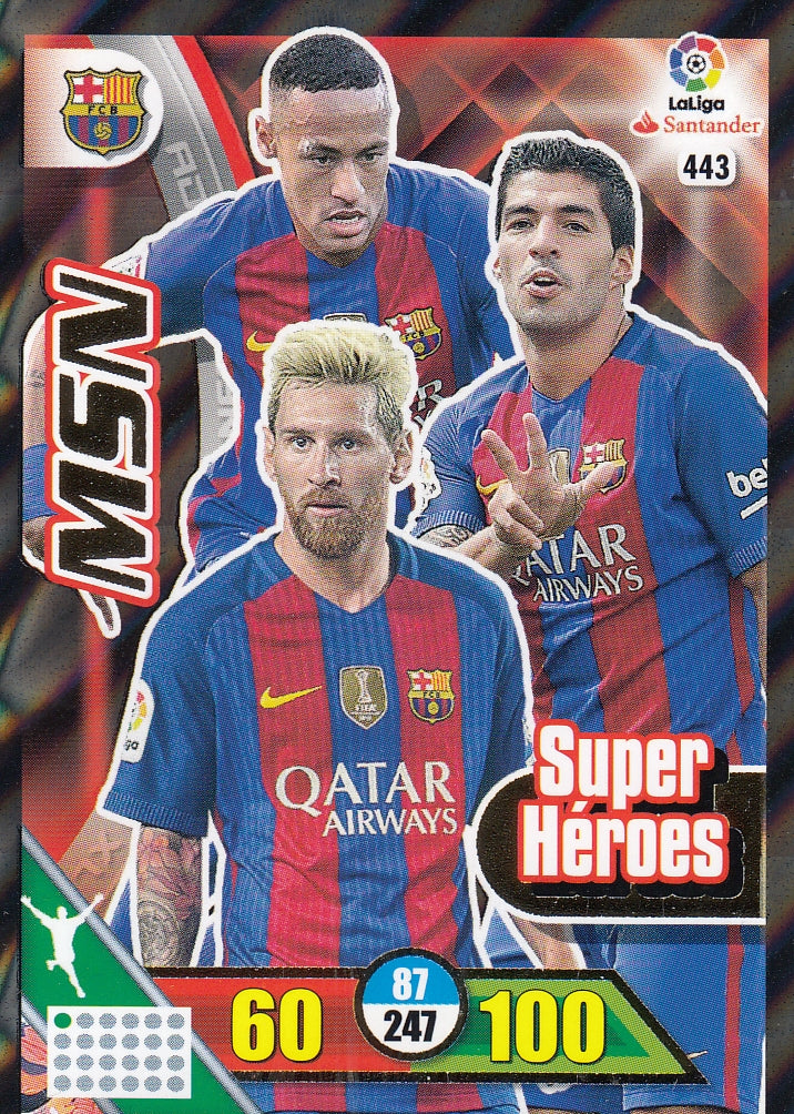 443. LIONEL MESSI, LUIS SUAREZ & NEYMAR JR. - FC BARCELONA - SUPER HEROES
