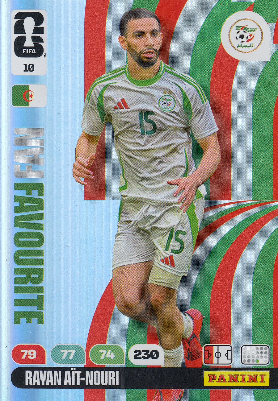 010. RAYAN AÏT-NOURI - ALGERIA - FAN FAVOURITE