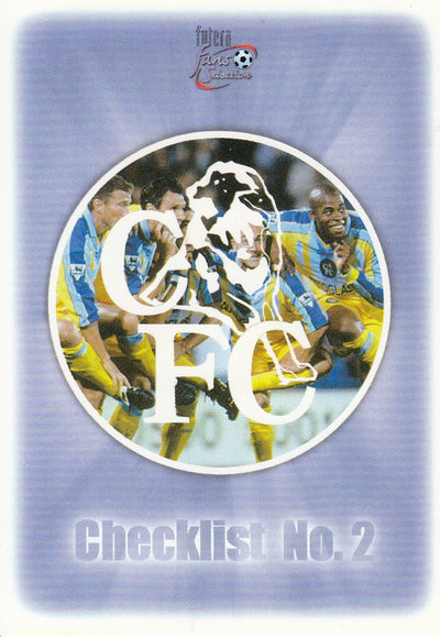 081. CHELSEA CHECKLIST NO. 2