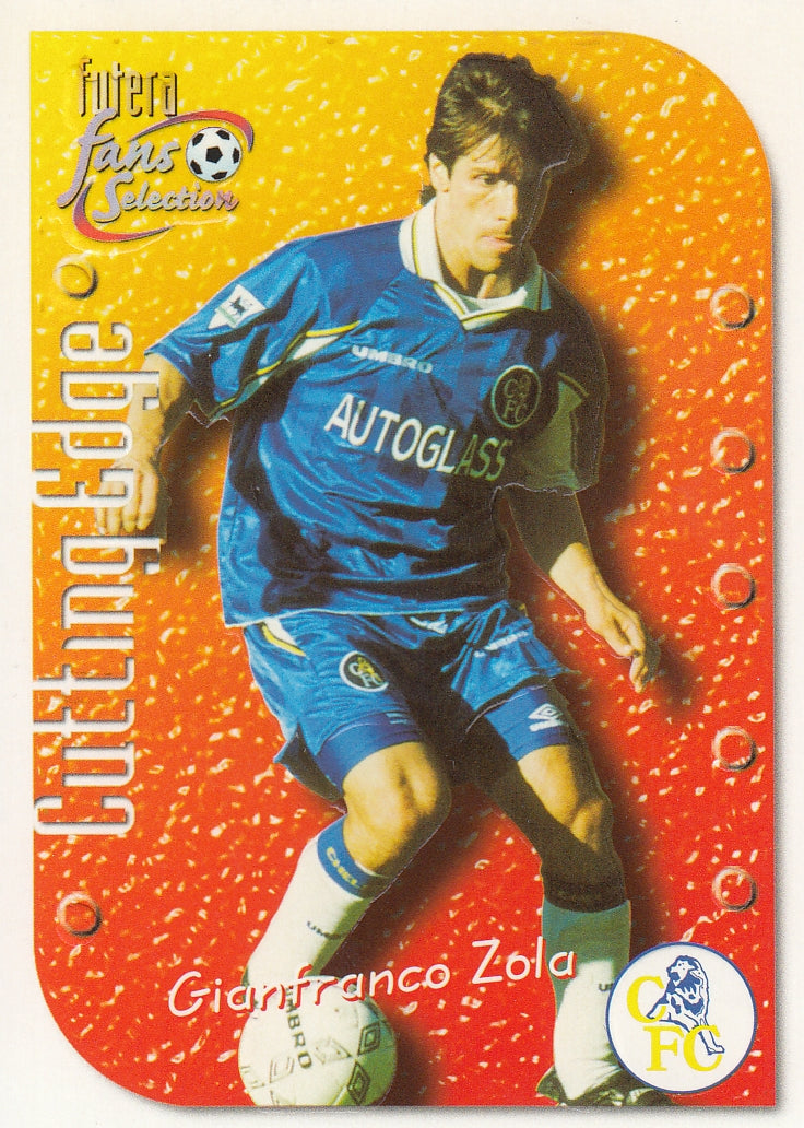 CE-01. GIANFRANCO ZOLA - CHELSEA - CUTTING EDGE EMBOSED