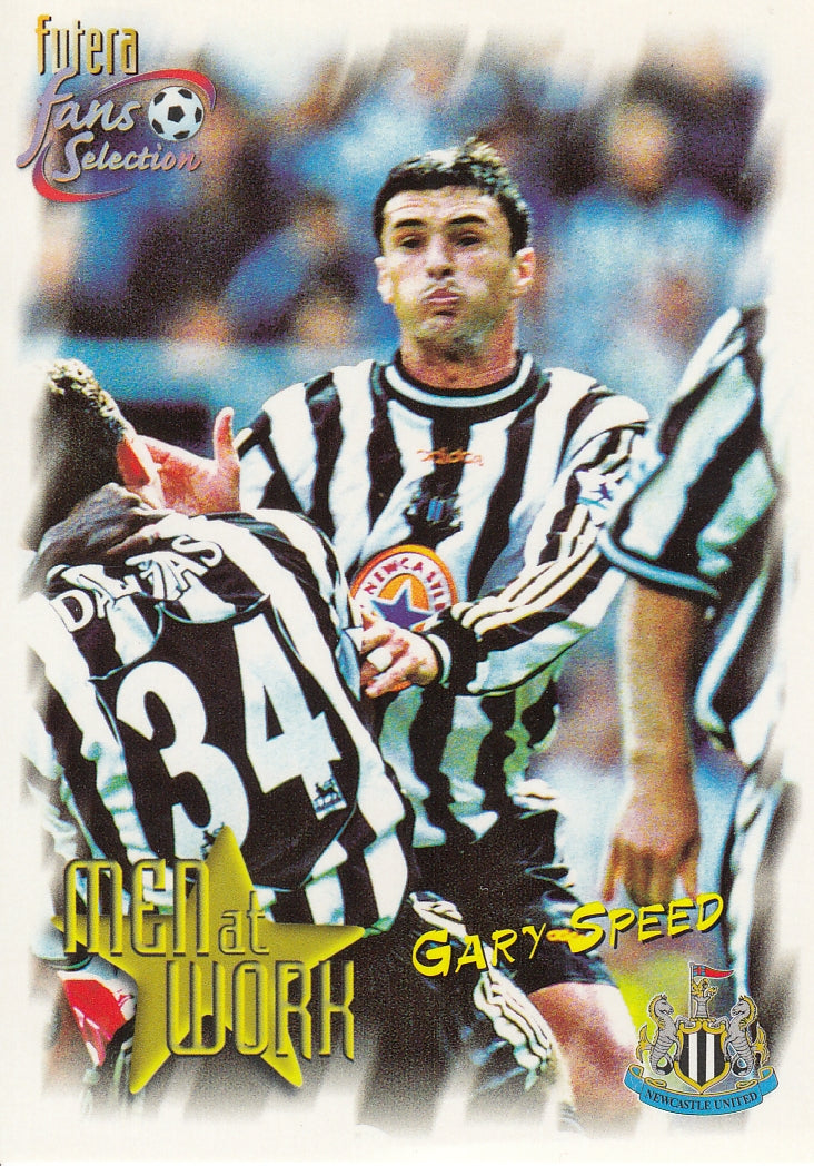 091. GARY SPEED - NEWCASTLE UNITED - MEN AT WORK